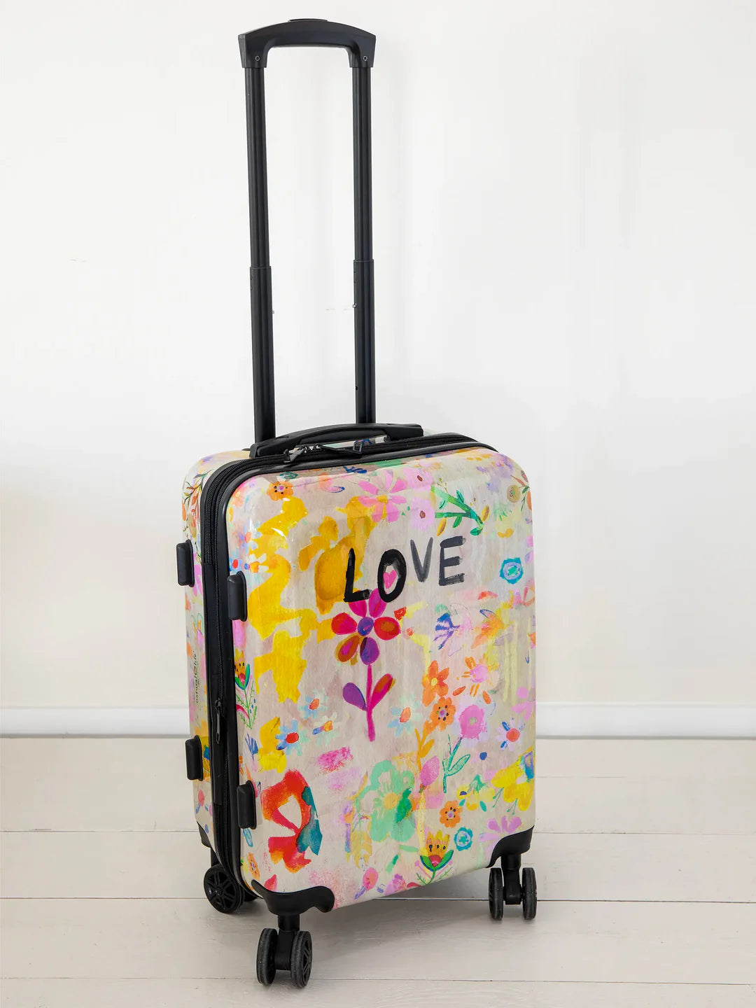 Natural Life Travel Happy Suitcase - Life Is A Canvas Love - Lace and Grace Boutique