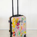 Natural Life Travel Happy Suitcase - Life Is A Canvas Love - Lace and Grace Boutique