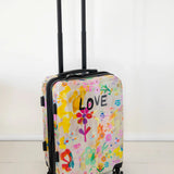 Natural Life Travel Happy Suitcase - Life Is A Canvas Love - Lace and Grace Boutique