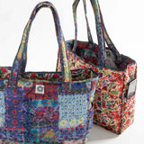 Natural Life Reversible Puffy Tote - Mandala - Lace and Grace Boutique