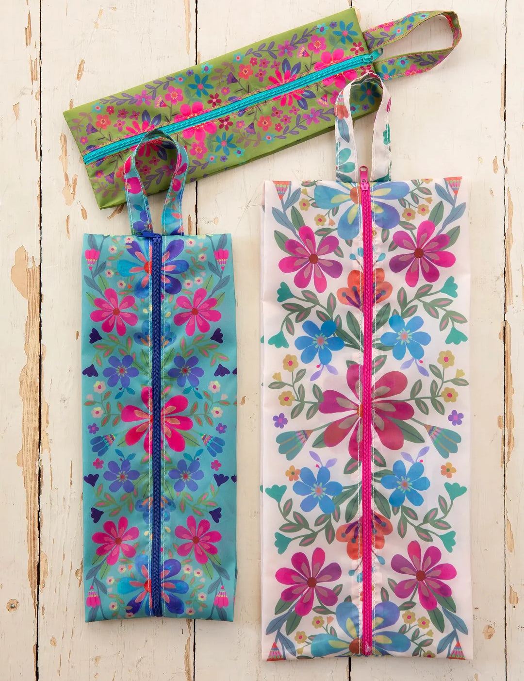 Natural Life Pack & Go Bag Set - 3 PK Folk Flower - Lace and Grace Boutique