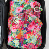 Natural Life Travel Laundry Bag Set - Pink Garden