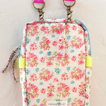Natural Life 8-In-1 Pocket Crossbody - Pink Bouquet - Lace and Grace Boutique