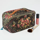 Natural Life Travel Cosmetic Organizer - Crafted Bouquets Chocolate - Lace and Grace Boutique