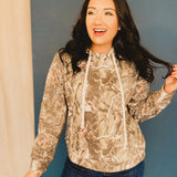 Woodland Camo French Terry Hoodie - Lace and Grace Boutique