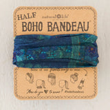 Half Boho Bandeau by Natural Life - Indigo Patchwork