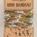 Boho Bandeau by Natural Life - Retro Daisies Cream