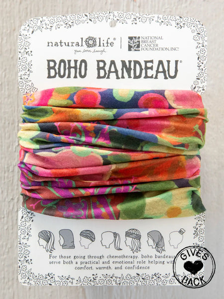 Natural Life Boho Bandeau - Pink Painted Garden