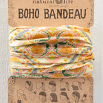 Natural Life Boho Bandeau - Diamond Block Cream - Lace and Grace Boutique