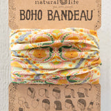 Natural Life Boho Bandeau - Diamond Block Cream - Lace and Grace Boutique