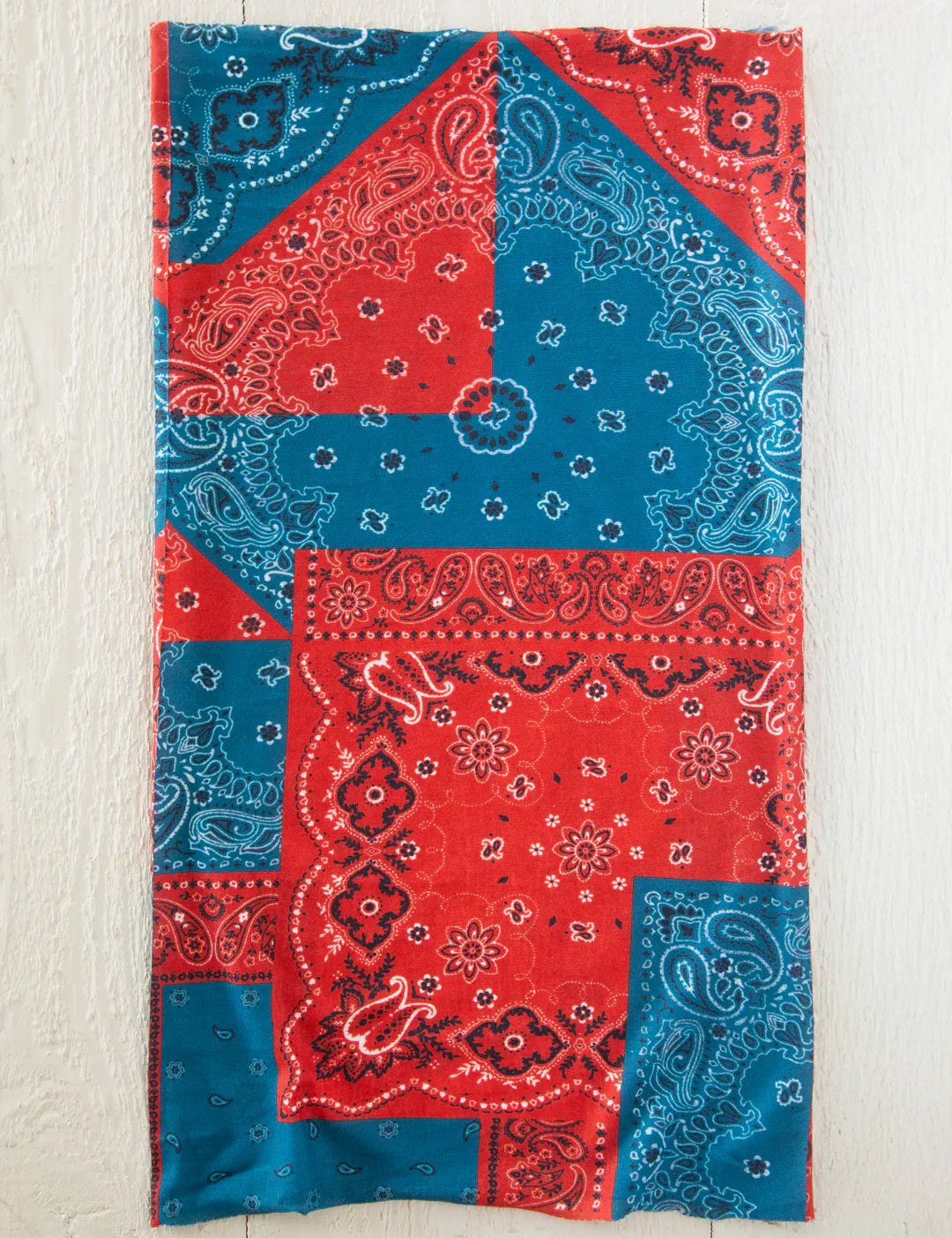 Natural Life Boho Bandeau - Bandana Patchwork Red - Lace and Grace Boutique