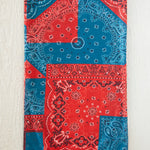 Natural Life Boho Bandeau - Bandana Patchwork Red - Lace and Grace Boutique