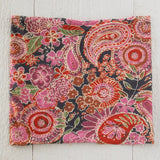 Natural Life Half Boho Bandeau - Black Sketched Paisley