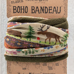 Natural Life Fleece Boho Bandeau - Moose Borders - Lace and Grace Boutique