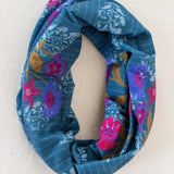 Natural Life Boho Bandeau - Block Stamp Indigo