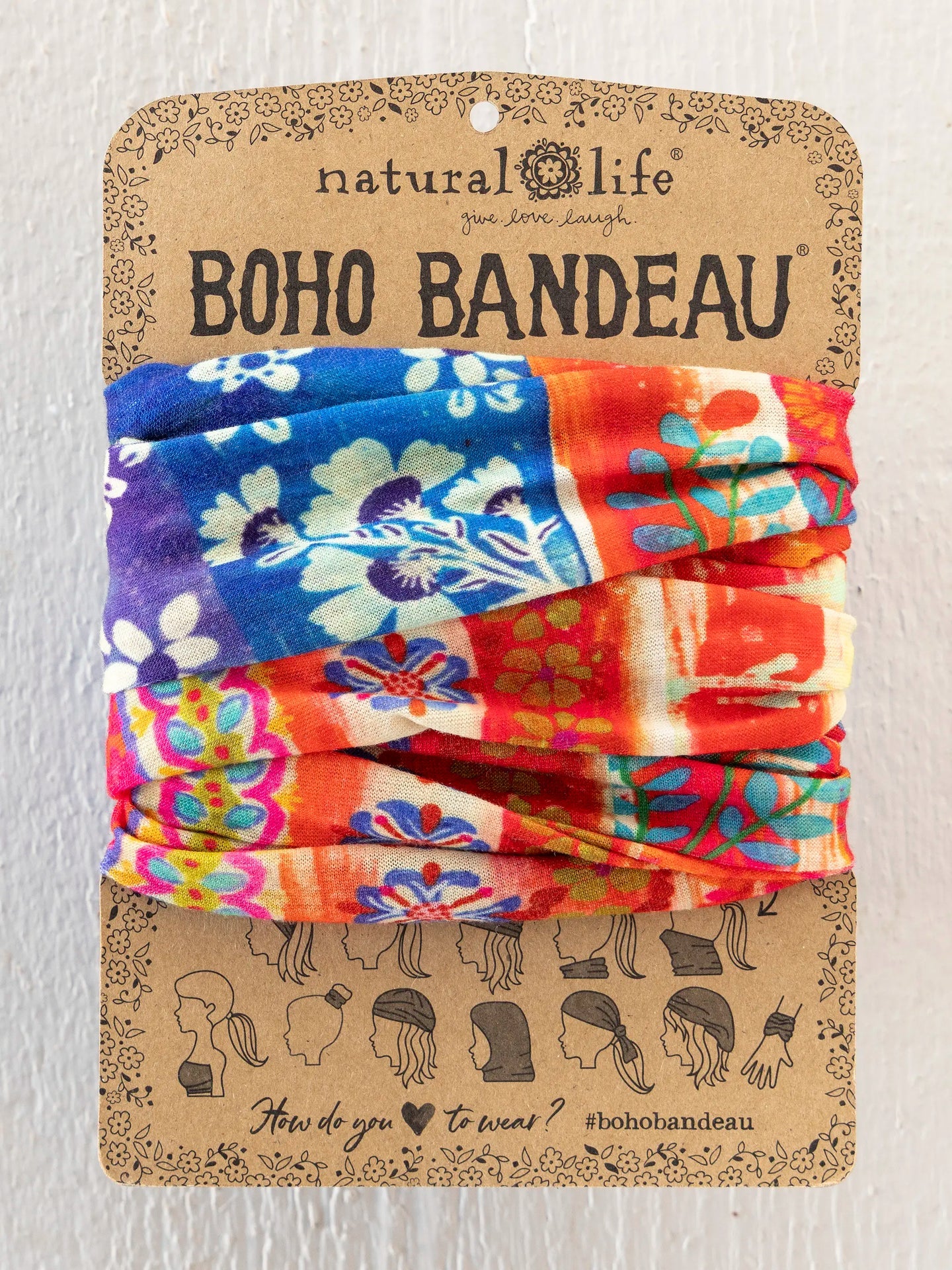 Natural Life Boho Bandeau - American Flag - Lace and Grace Boutique