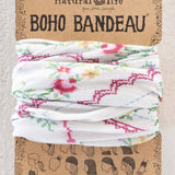 Natural Life Boho Bandeau - Heirloom Cross Stitch Ivory