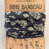 Natural Life Boho Bandeau - Black Cluster Medallions