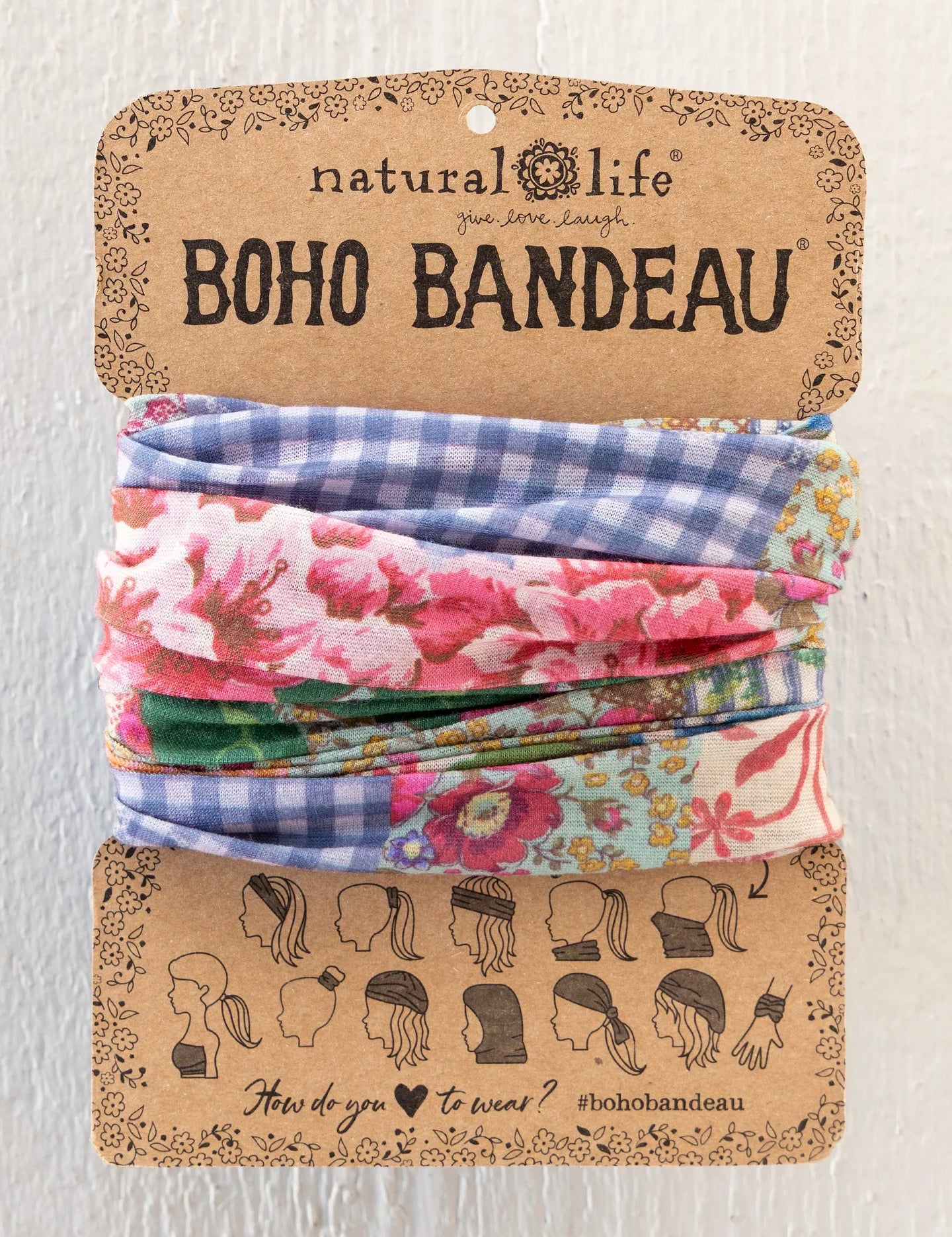 Natural Life Boho Bandeau - Vintage Treasure Pink - Lace and Grace Boutique