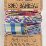 Natural Life Boho Bandeau - Gingham Floral Patchwork - Lace and Grace Boutique
