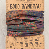 Boho Bandeau by Natural Life - Dark Patchwork - Lace and Grace Boutique