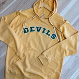 Devils Hoodie - Gold - Lace and Grace Boutique