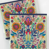 Natural Life Storage Cube - Cream Folk Flower - Lace and Grace Boutique