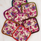 Natural Life Makeup Removing Cloths Set - Folk Quilt Patchwork Cream - Lace and Grace Boutique