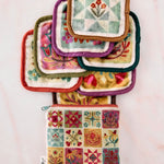 Natural Life Makeup Removing Cloths Set - Folk Quilt Patchwork Cream - Lace and Grace Boutique