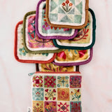 Natural Life Makeup Removing Cloths Set - Folk Quilt Patchwork Cream - Lace and Grace Boutique