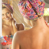 Natural Life Hair Towel Wrap - Rose Pink