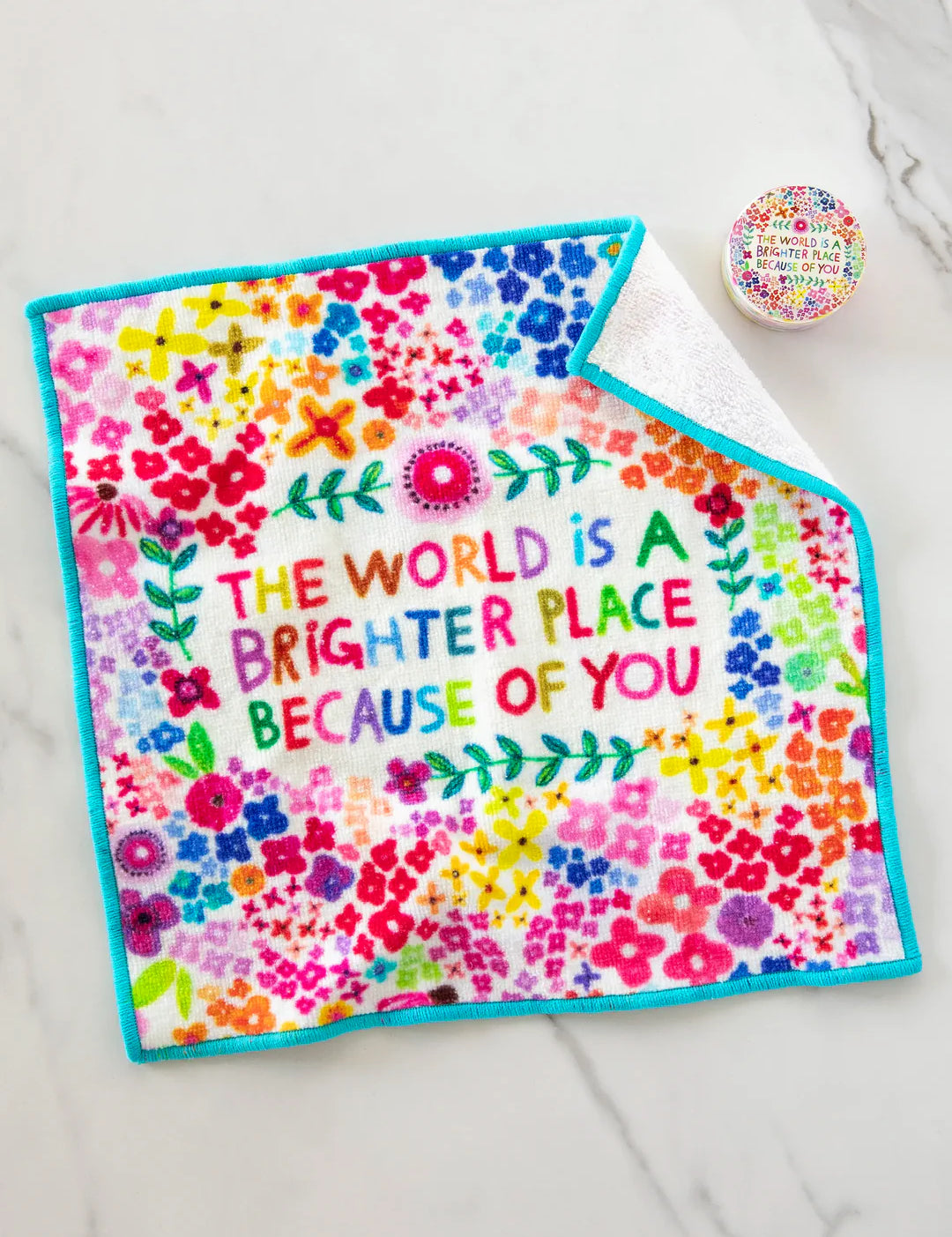 Natural Life So Soft Washcloth - The World is Brighter - Lace and Grace Boutique