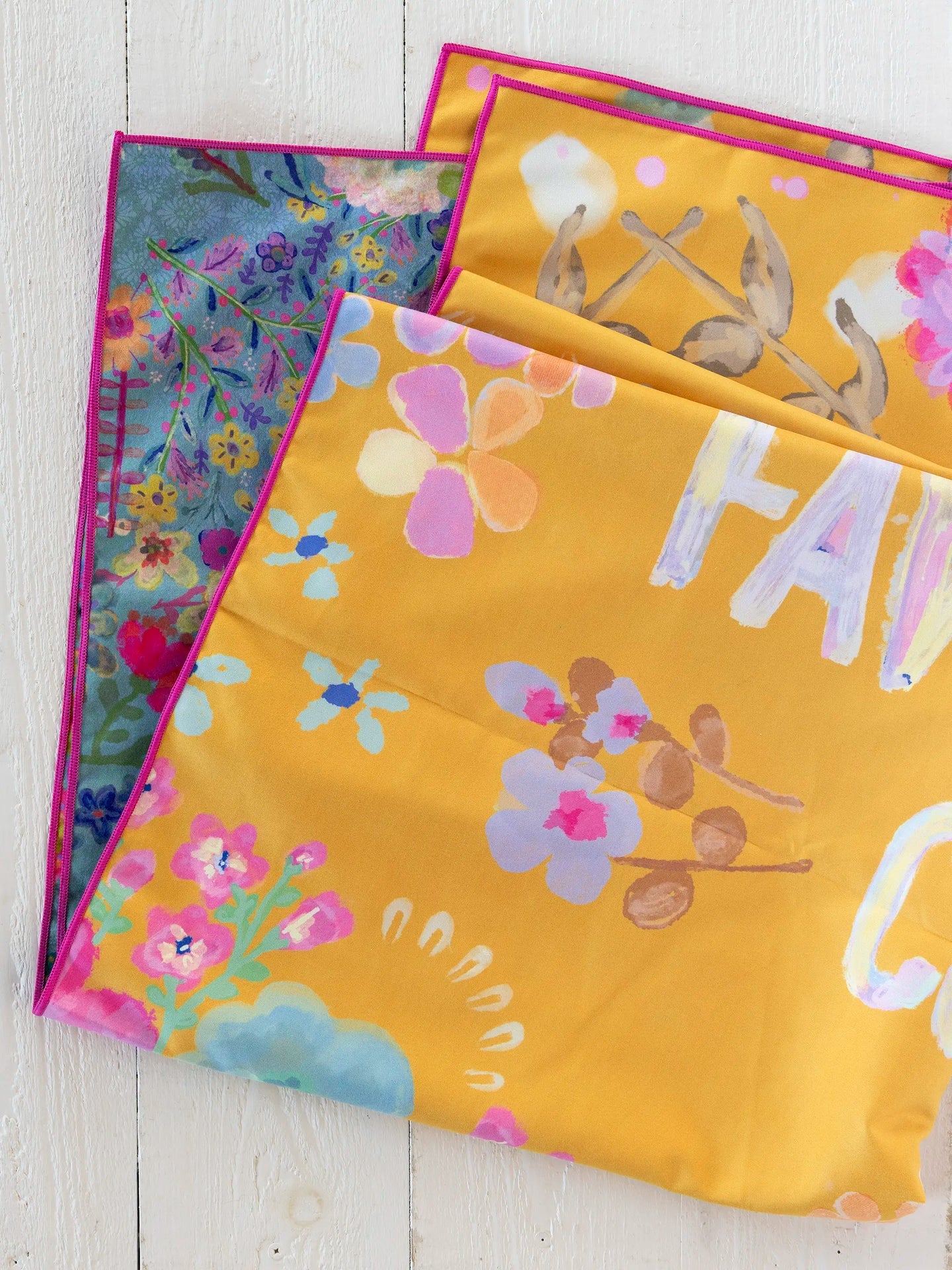 Natural Life Double-Sided Beach Towel - Sunshine Is My Favorite - Lace and Grace Boutique