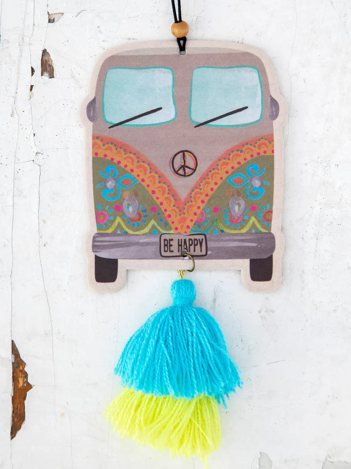 Car Air Freshener by Natural Life - Be Happy Van - Lace and Grace Boutique