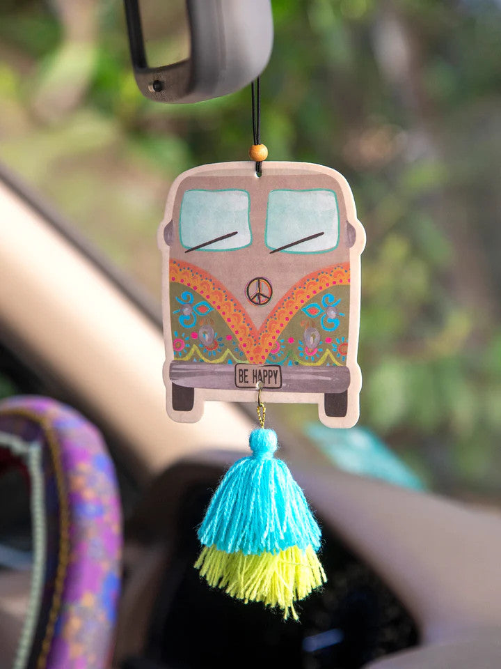 Car Air Freshener by Natural Life - Be Happy Van - Lace and Grace Boutique