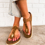 Birkenstock Gizeh Braided Oiled Leather Sandal - Cognac - Lace and Grace Boutique
