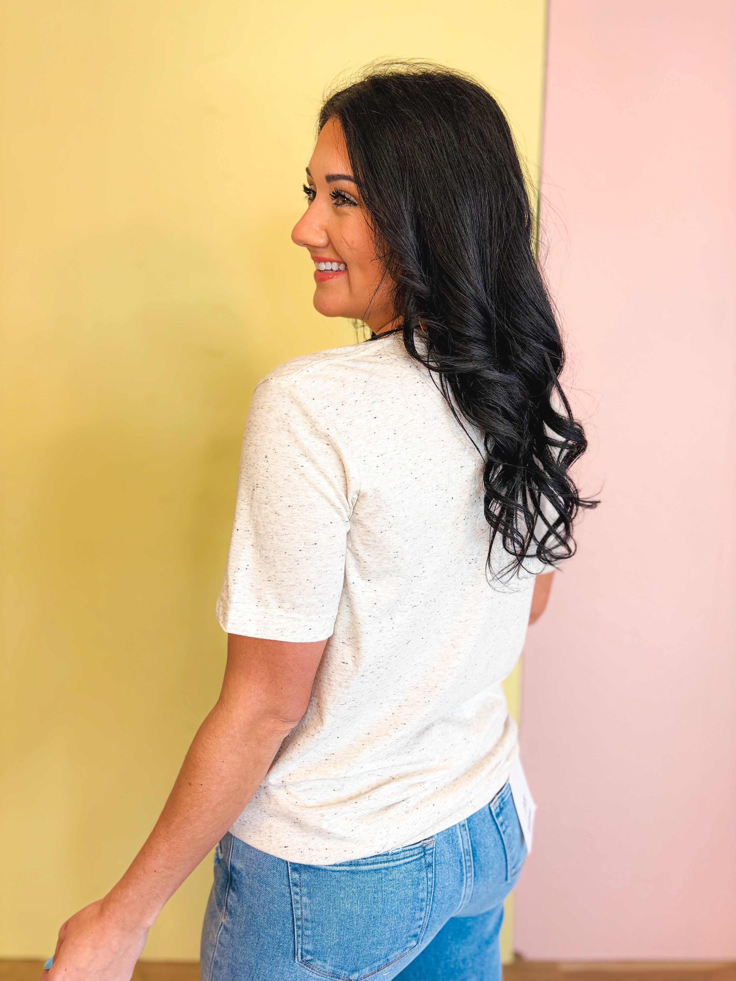 Squeeze The Day Graphic Tee - Oatmeal - Lace and Grace Boutique