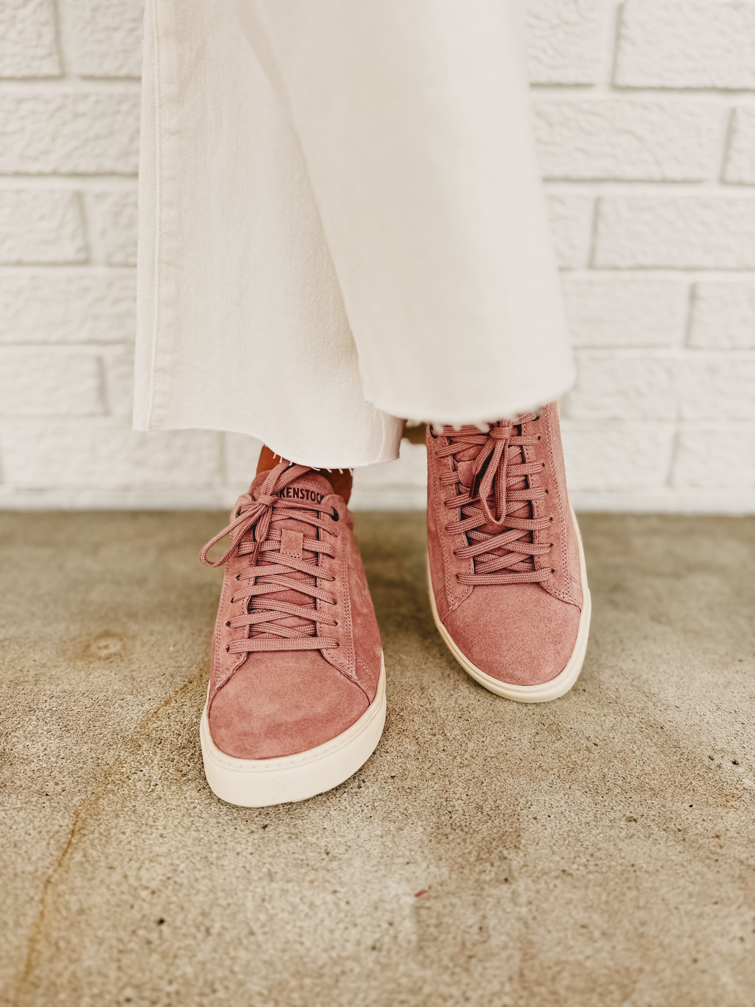 Birkenstock Bend Low Sneaker - Pink Clay/Oyster - Lace and Grace Boutique