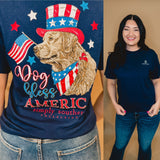 Simply Southern America Tee - Navy