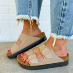 Birkenstock Arizona Pap Flex Platform Sandal - Sandcastle - Lace and Grace Boutique