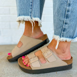 Birkenstock Arizona Pap Flex Platform Sandal - Sandcastle - Lace and Grace Boutique