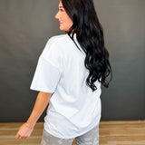 Ohio State Logo Oversized Tee - White