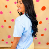 This Is The Whole Point Graphic Tee - Chambray Blue