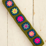 Natural Life Crochet Seatbelt Cover - Olive