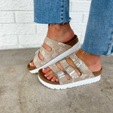Birkenstock Florida III Pap Flex Platform Sandal - Oyster Flower