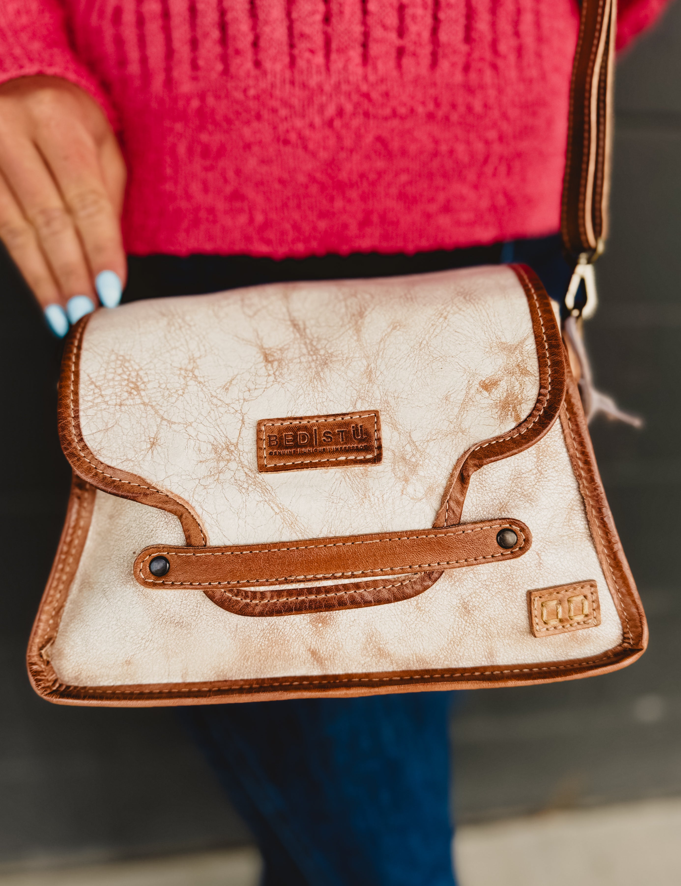 BedStu Ceremonious Crossbody Bag - Nectar Lux Tan Rustic - Lace and Grace Boutique