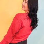 Cincinnati Sweatshirt - Heather Red - Lace and Grace Boutique