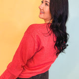 Cincinnati Sweatshirt - Heather Red - Lace and Grace Boutique