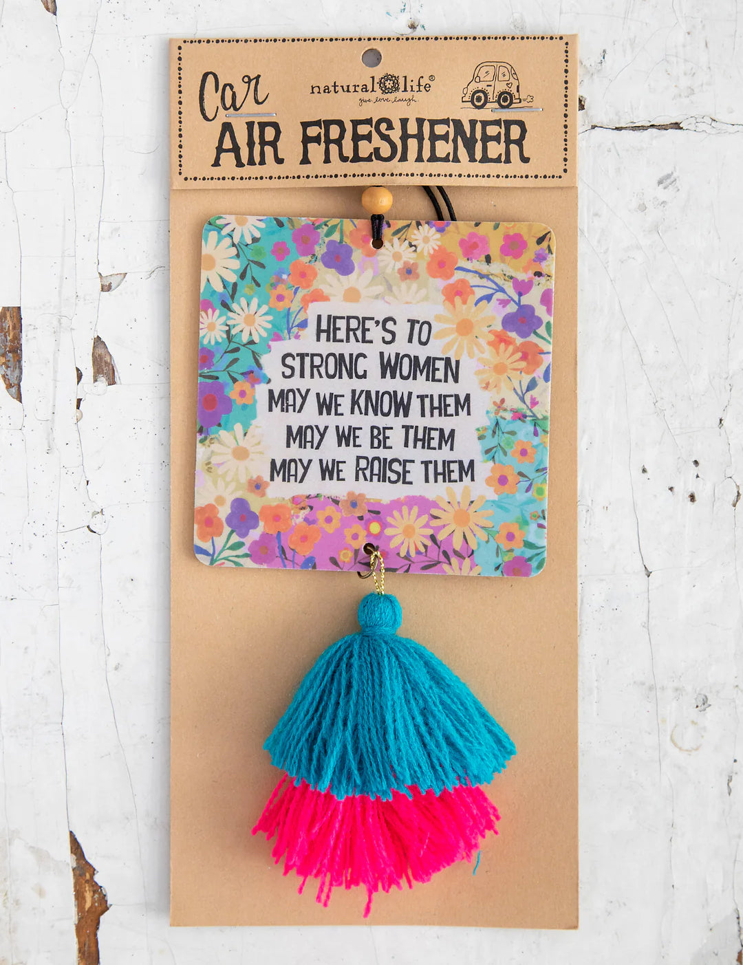 Natural Life Car Air Freshener - Strong Women - Lace and Grace Boutique