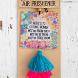 Natural Life Car Air Freshener - Strong Women - Lace and Grace Boutique